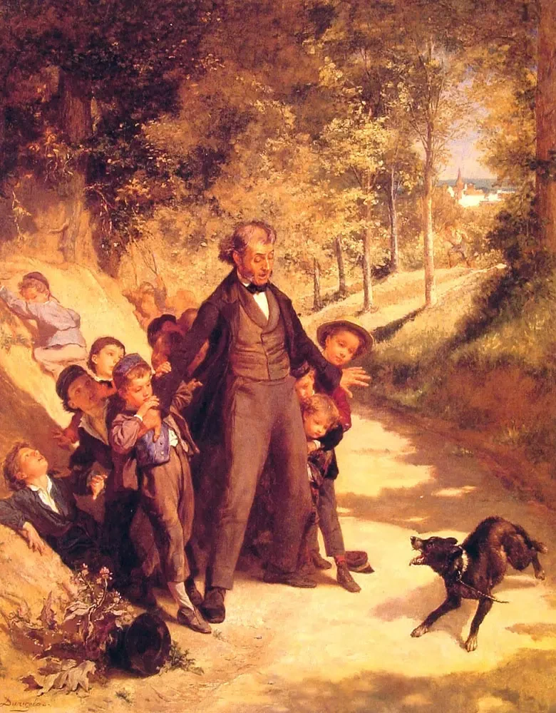 André - Henri Dargelas, Il cane arrabiato